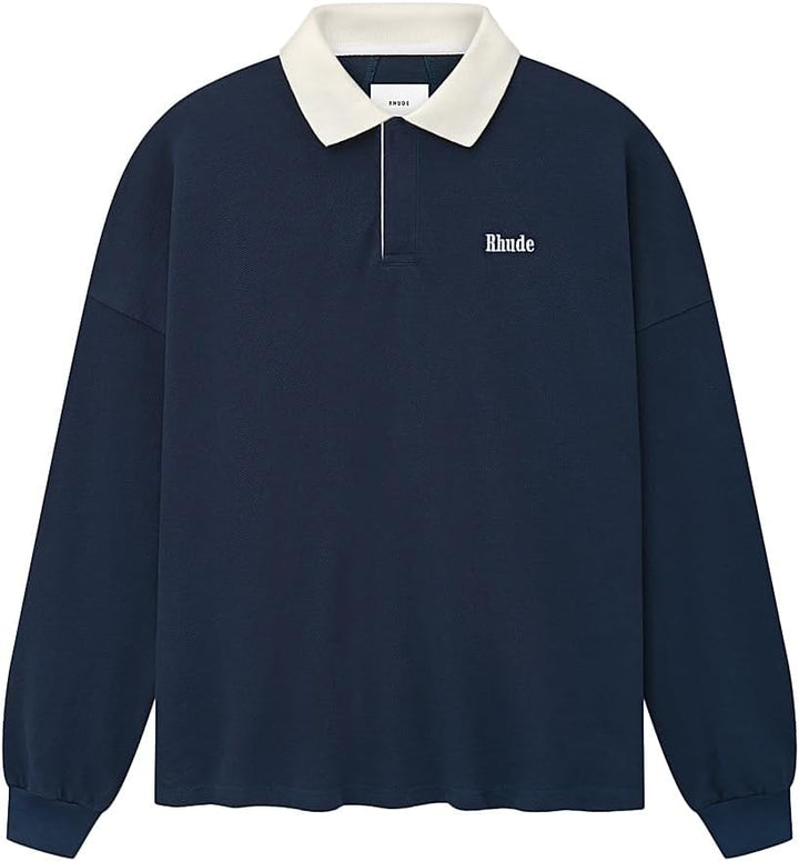 Rhude, Logo Piqué Polo Shirt