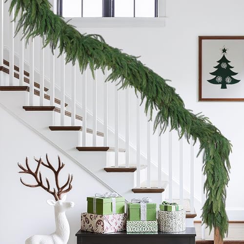 12FT (2 * 6FT) Christmas Norfolk Pine Garland