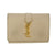 Yves Saint Laurent Beige Origami Compact Wallet