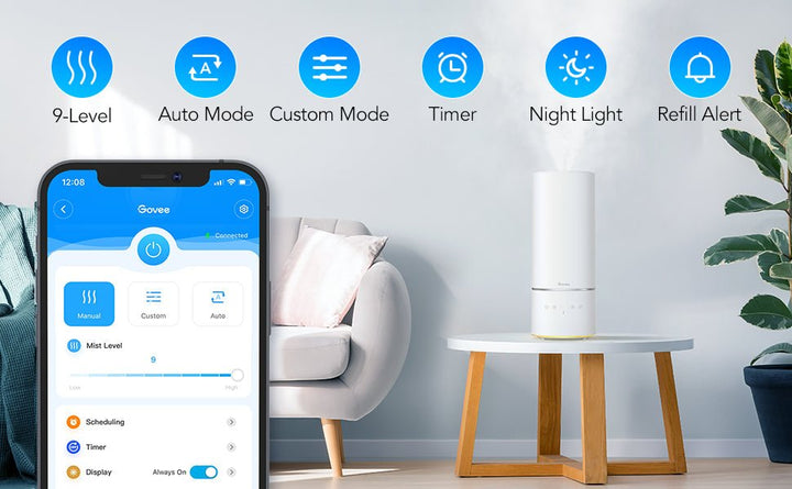 6L Smart WiFi Humidifiers, Works with Alexa - Cocoa Yacht Club