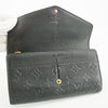 Louis Vuitton Monogram Empreinte Portefeuille Black Leather Wallet