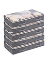 Gray Fabric Underwear Wardrobe Storage Organizer Box