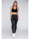 Active Leggings Featuring Concealed Pockets