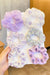 Wisteria 6pcs Floral Print Elastic Scrunchie
