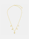 14K Gold-Plated Copper Zircon Pendant Necklace