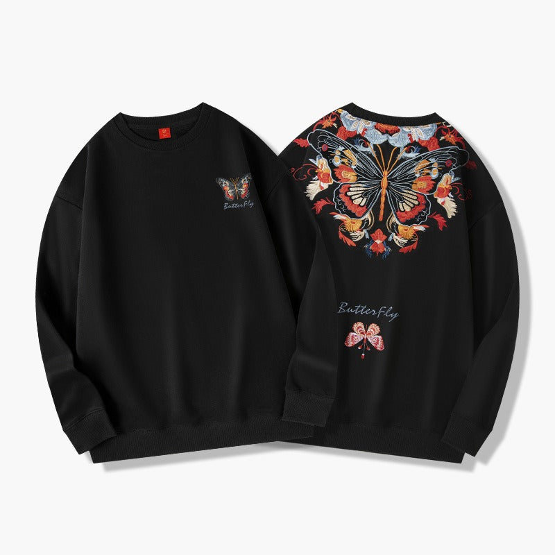 Cocoa Yacht Club Autumn Butterfly Sweatshirt