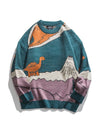 Cocoa Yacht Club Orange Dino & Volcano Sweater