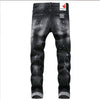 Cocoa Yacht Club Black & Gray Distressed Jeans