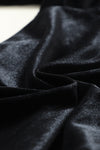 Black Vintage Pocket Velvet Jogger Pants