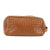 Bottega Veneta Intrrecciato Brown Leather Cosmetic Bag