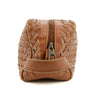 Bottega Veneta Intrrecciato Brown Leather Cosmetic Bag