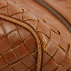 Bottega Veneta Intrrecciato Brown Leather Cosmetic Bag