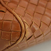 Bottega Veneta Intrrecciato Brown Leather Cosmetic Bag