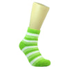 Womens Socks Soft Cozy Fuzzy Winter Home Warm Striped Sox Sizes 9-11