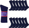 Diabetic Socks, Non-Binding Circulatory Cushion Cotton Crew Socks for Men Women