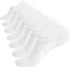 3-12 Pairs Mens No Show Invisible Nonslip Loafer Solid Boat Cotton Low Cut Socks