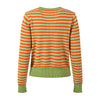 Cocoa Yacht Club Contrast Stripe Knit Sweater