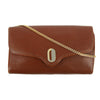 Christian Dior Red Leather Chain Shoulder Bag