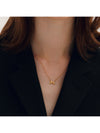 18K Gold-Plated Stainless Steel Bow Necklace - Cocoa Yacht Club