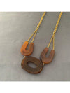 Cocoa Yacht Club Geometric Horseshoe Necklace