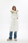 Genuine Fur Trim Down Fill Coat