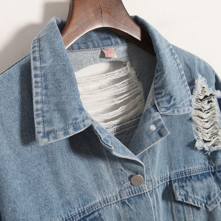 Cocoa Yacht Club Retro Frayed Denim Jacket