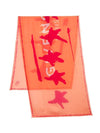 GIVENCHY New Artwork Print Oblong Silk Scarf