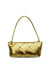 Cocoa Yacht Club Gold Woven Leather Handbag