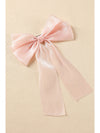 Apricot Pink Butterfly Bowknot Hair Clip