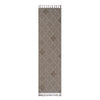 NAAR Guros Collection 2X8 Cream / Trellis Indoor / Outdoor Runner Rug