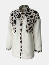 Fuzzy Button Up Long Sleeve Jacket - Cocoa Yacht Club