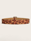 Thai Curry Vintage Heart Belt