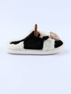 White Cartoon Animal Plush Slippers