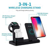 3-IN-1 Wireless Charger iPhone, Airpods &amp; iWatch (Stand)