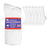 6 Pairs Physicians Approved Diabetic Crew Socks Unisex Black/Grey/White