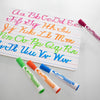 9" X 12" Double Sided Dry Erase Learning Board w/ Marker
