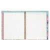 2023-2024 Mintgreen Weekly/Monthly Spiral Planner, 8.5" x10.5", Wildflower