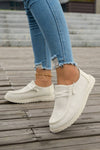 Coffee Lace Up Casual Shoes