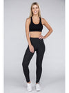 Active Leggings Featuring Concealed Pockets