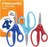 Pointed-Tip Scissors for Kids 4-7 (3-Pack)