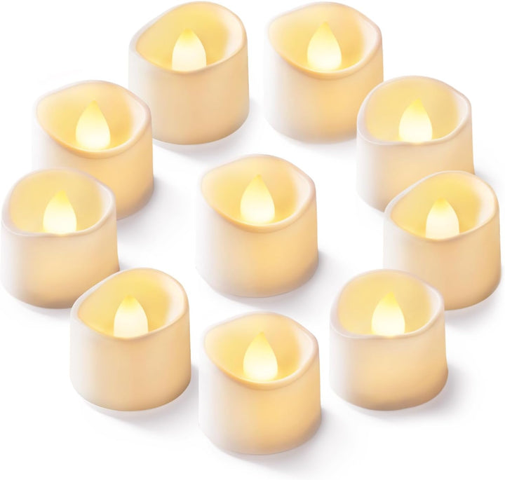 Homemory 12Pcs Flickering Flameless Candle Battery Operated
