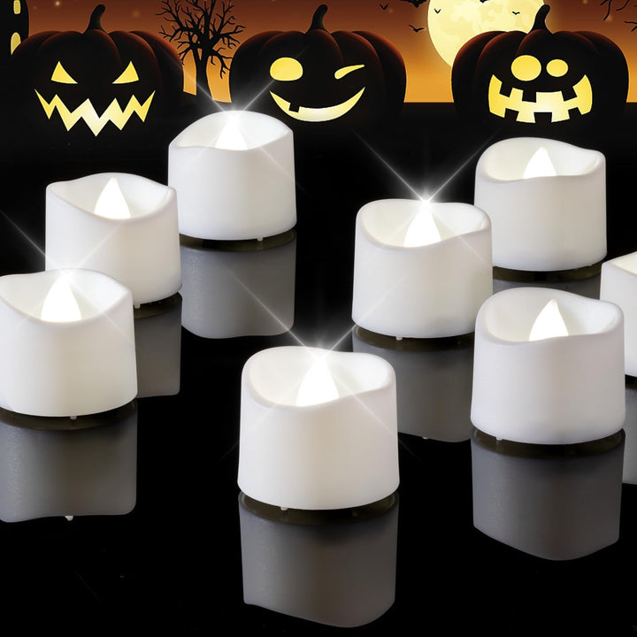 Homemory 12Pcs Flickering Flameless Candle Battery Operated