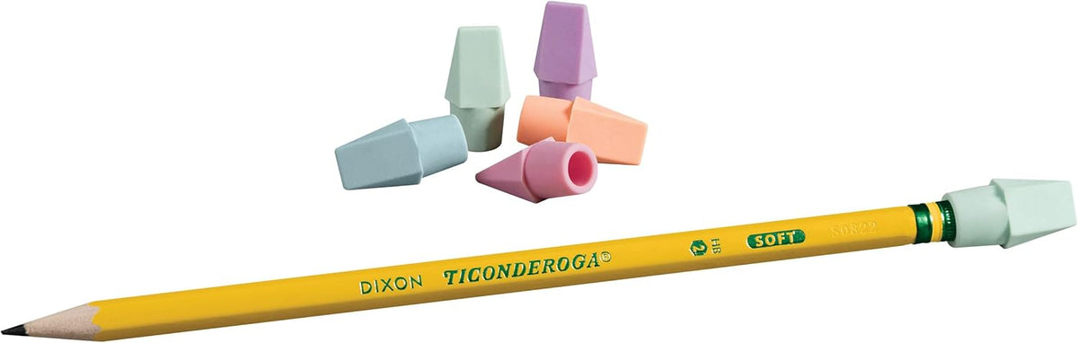 Ticonderoga Wedge Erasers, Pink, 3 Count