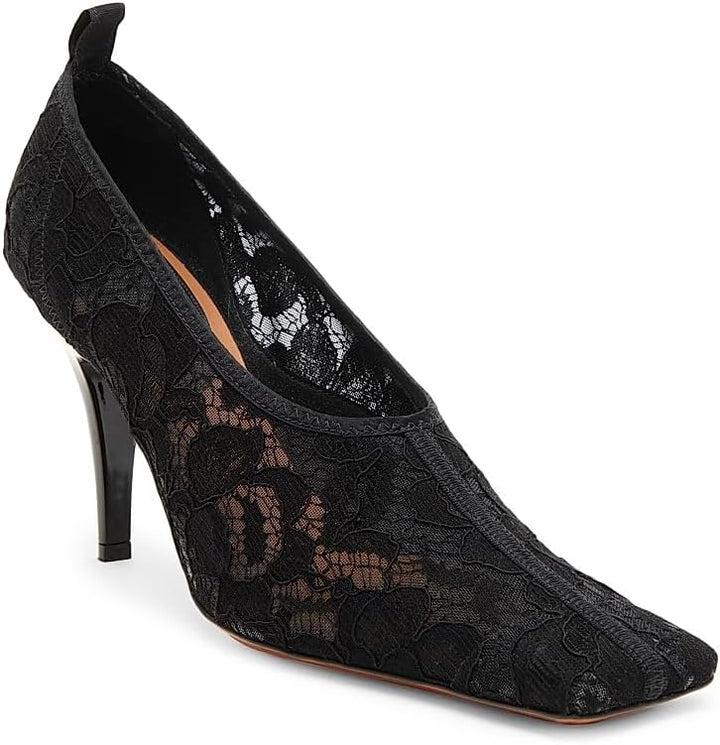 Stella McCartney, 95MM Lace Square-Toe Pumps