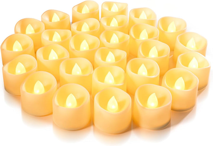 Homemory 12Pcs Flickering Flameless Candle Battery Operated