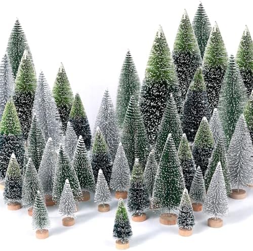 30Pcs Christmas Decorations Mini Christmas Trees