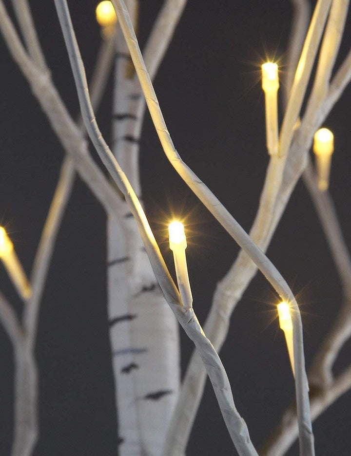 LED Birch Tree Light Set
