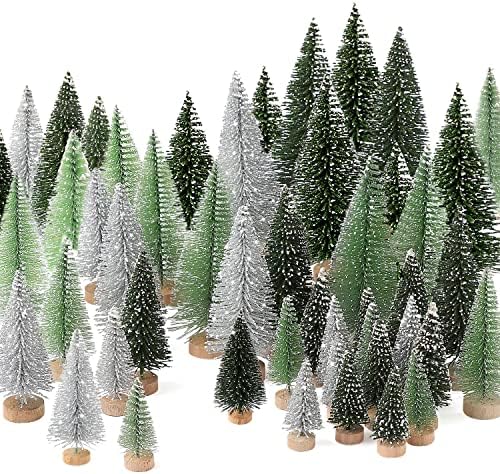 30Pcs Christmas Decorations Mini Christmas Trees