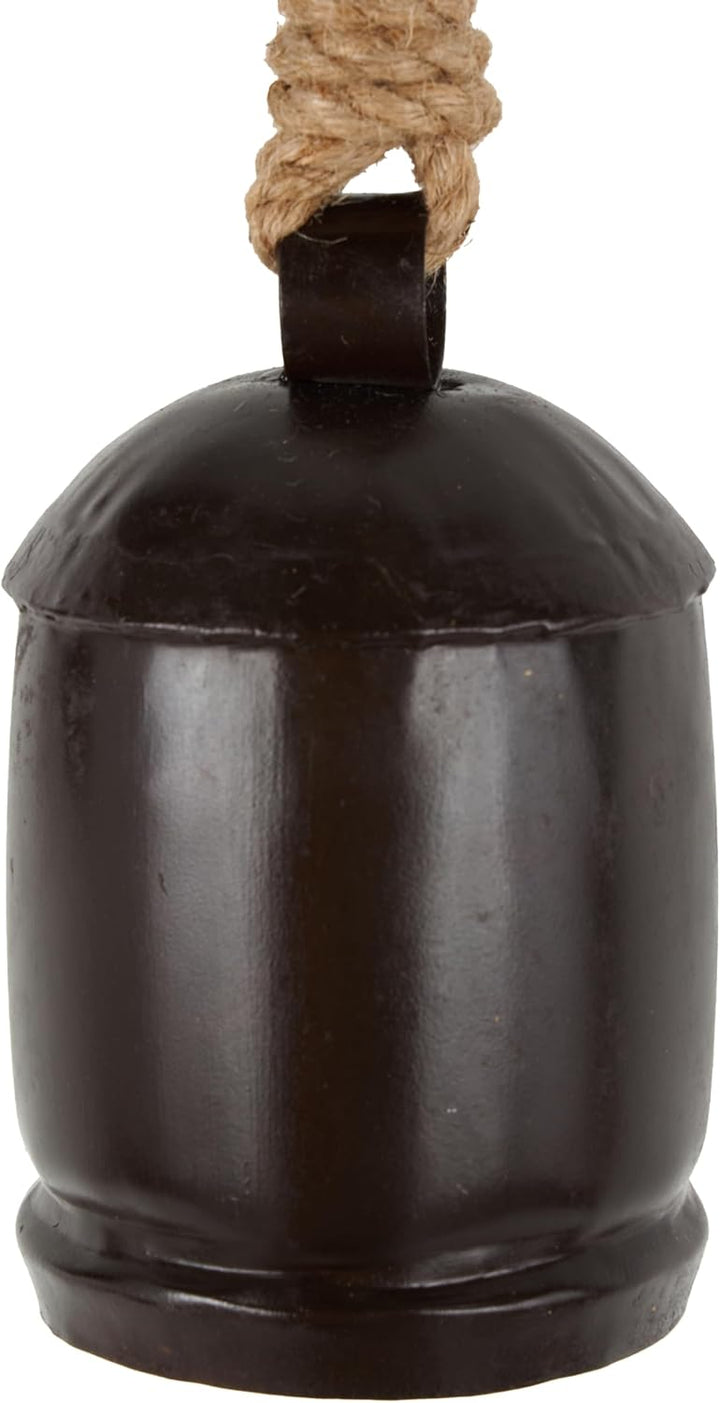 Deco 79 Gold Metal Tibetan Inspired Decorative Giant XL Cow Bells