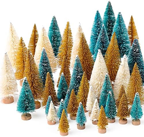 30Pcs Christmas Decorations Mini Christmas Trees